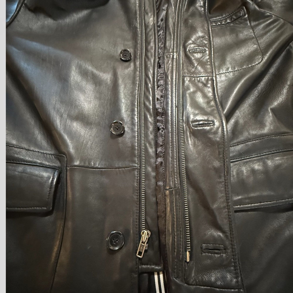 Men’s Charles Klein Leather Jacket Size XL SALE SALE SALE - Picture 4 of 7